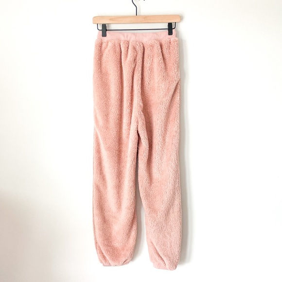Revolve LPA Carter Jogger Pant in Pink Sherpa - Picture 7 of 7